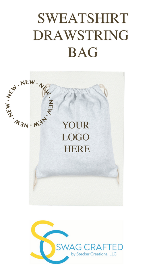 Sweatshirt Drawstring Bag - Stecker Creations