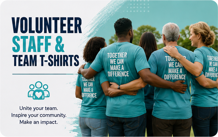 Volunteer, Staff & Team T-Shirts