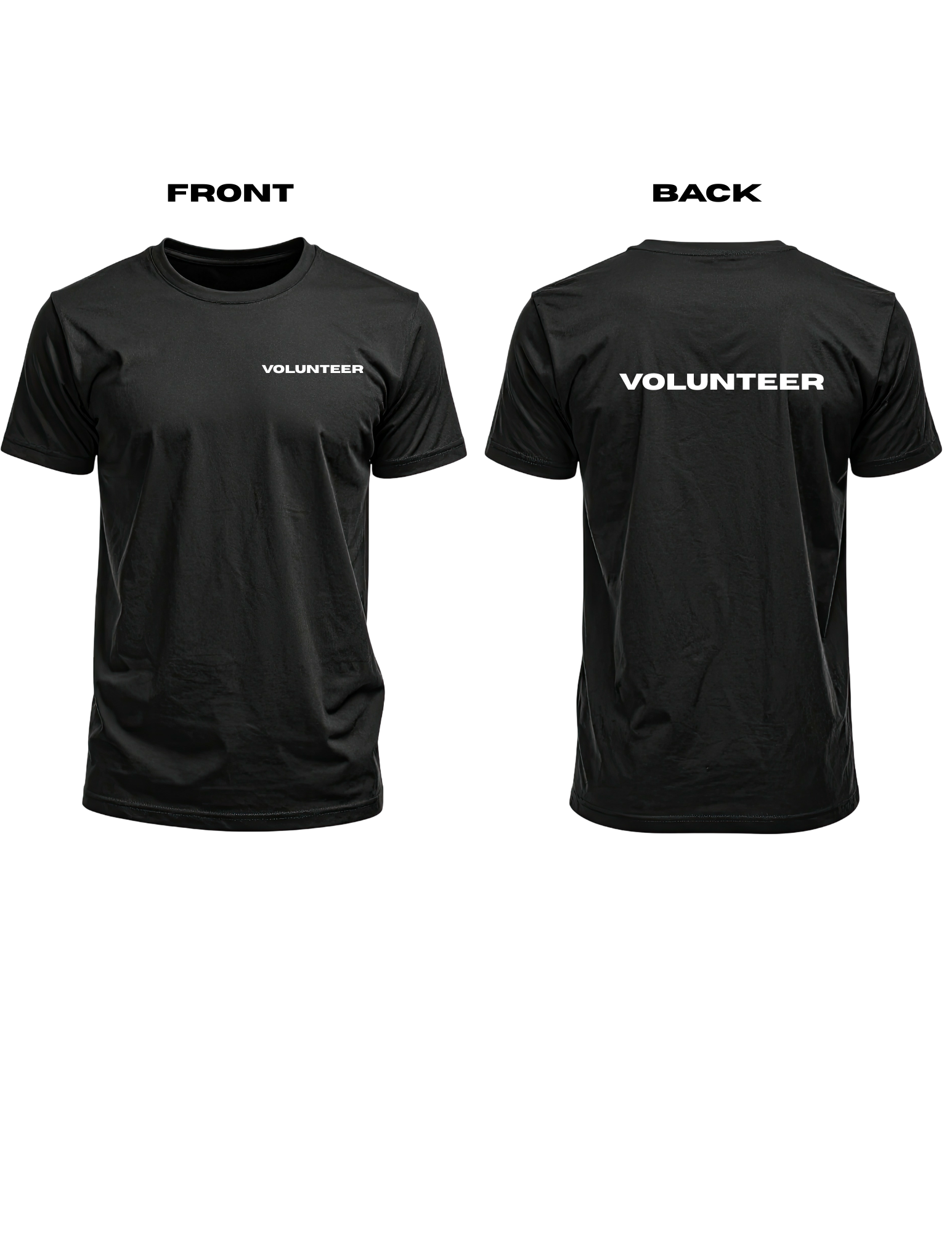 Volunteer T-Shirt | 100% Cotton Event & Team Staff Tee