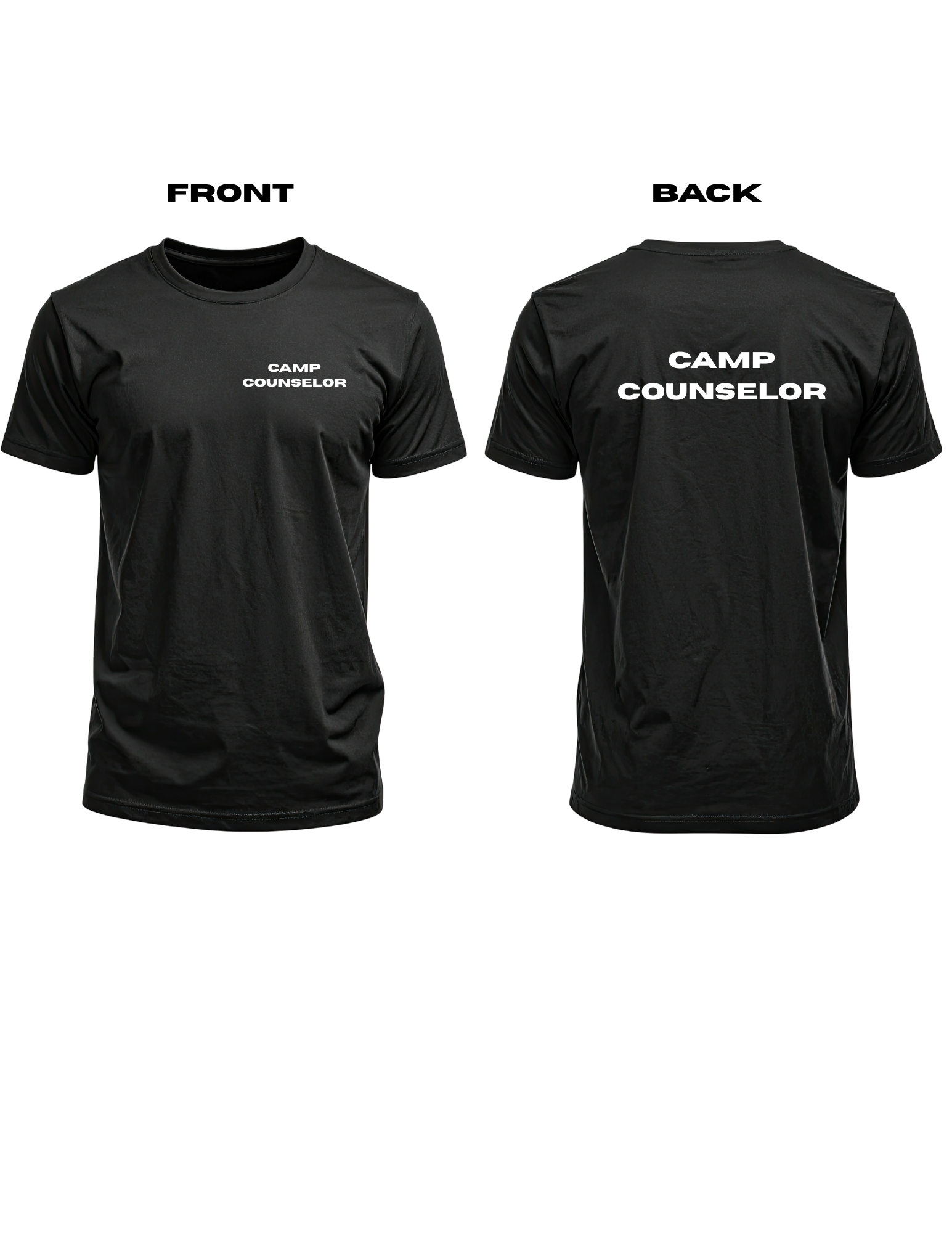 Camp Counselor T-Shirt | 100% Cotton Event & Team Staff Tee
