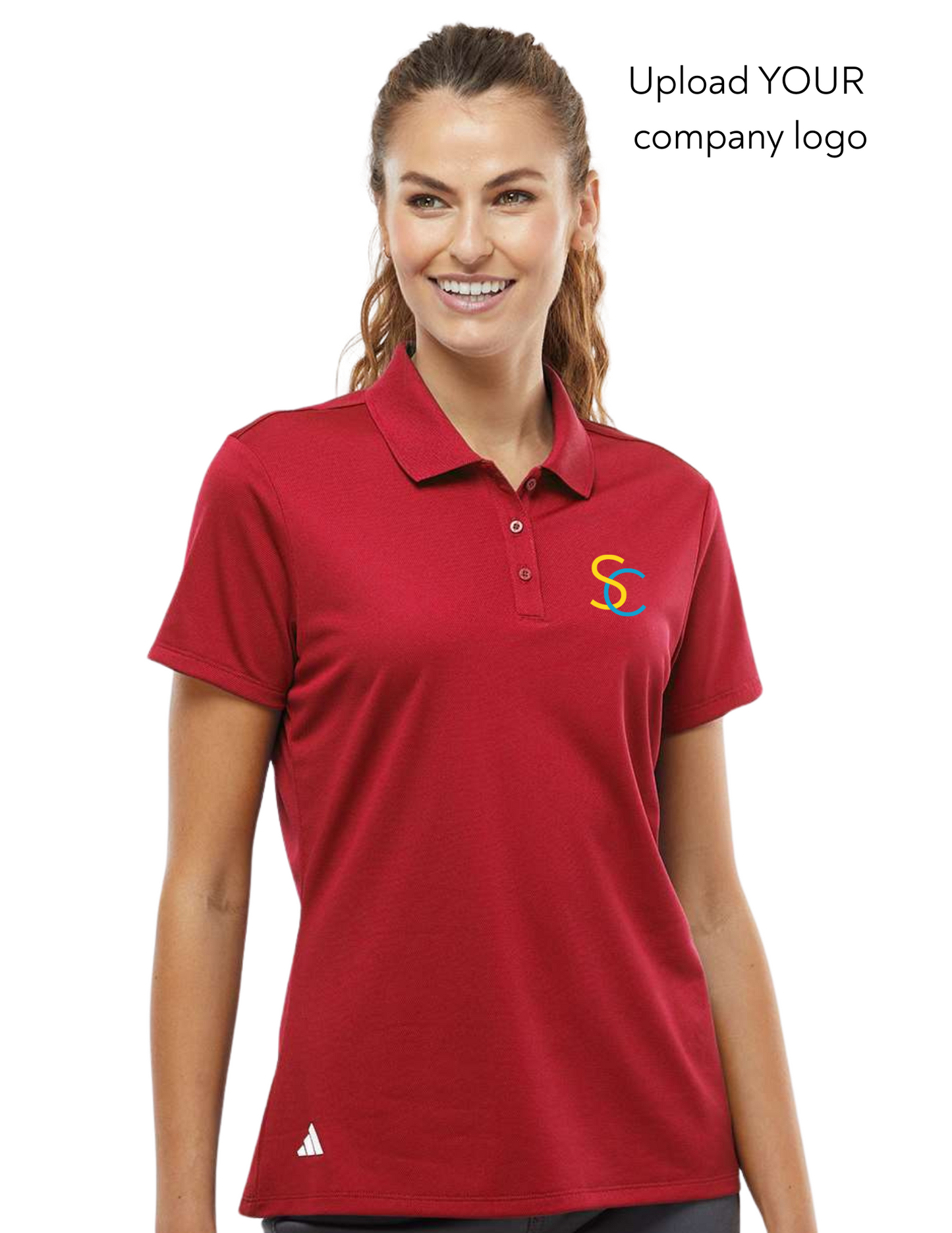 Adidas - Women's Basic Sport Polo - Stecker Creations