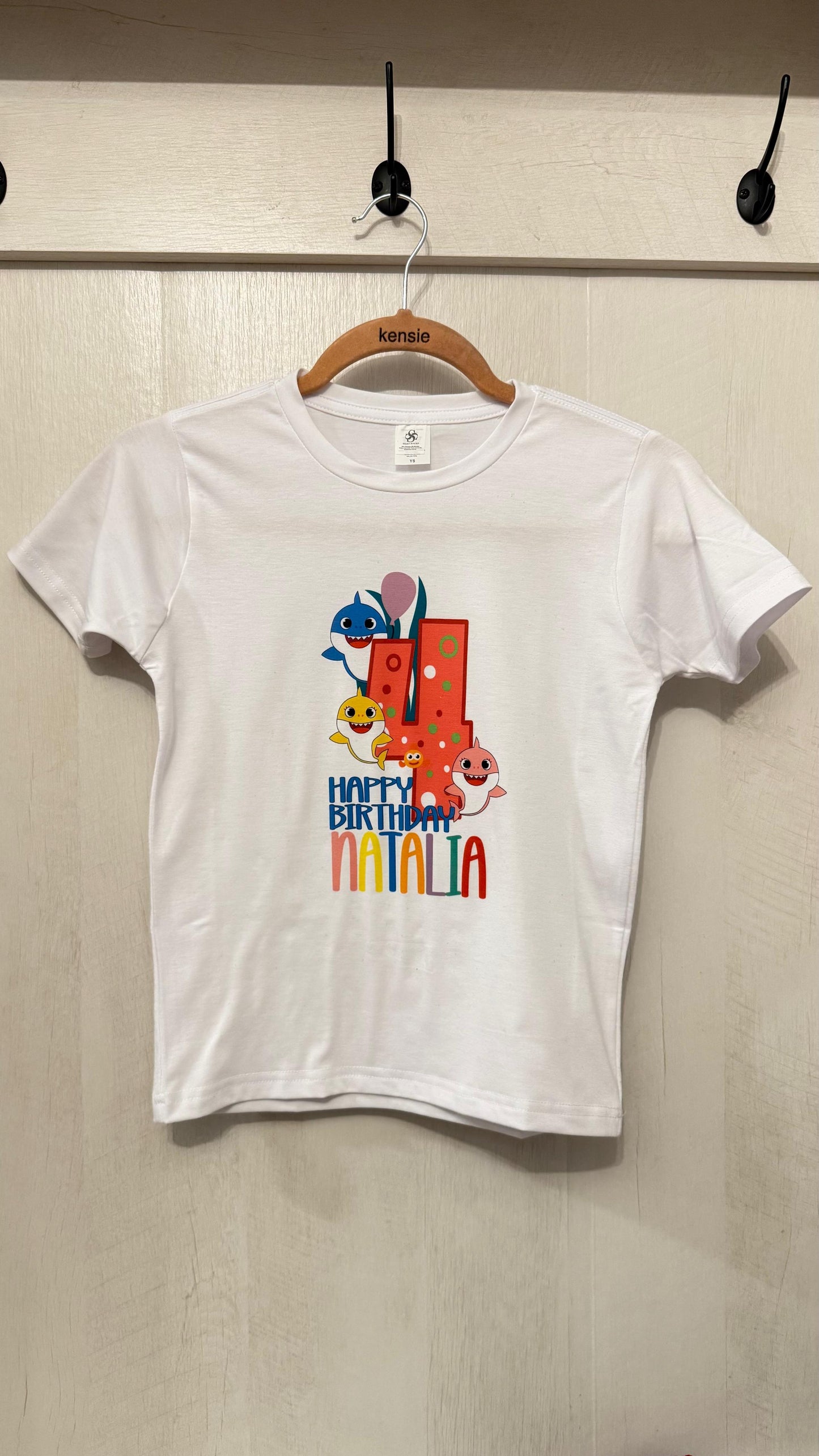 Baby Shark Personalized Birthday T-Shirt - Stecker Creations