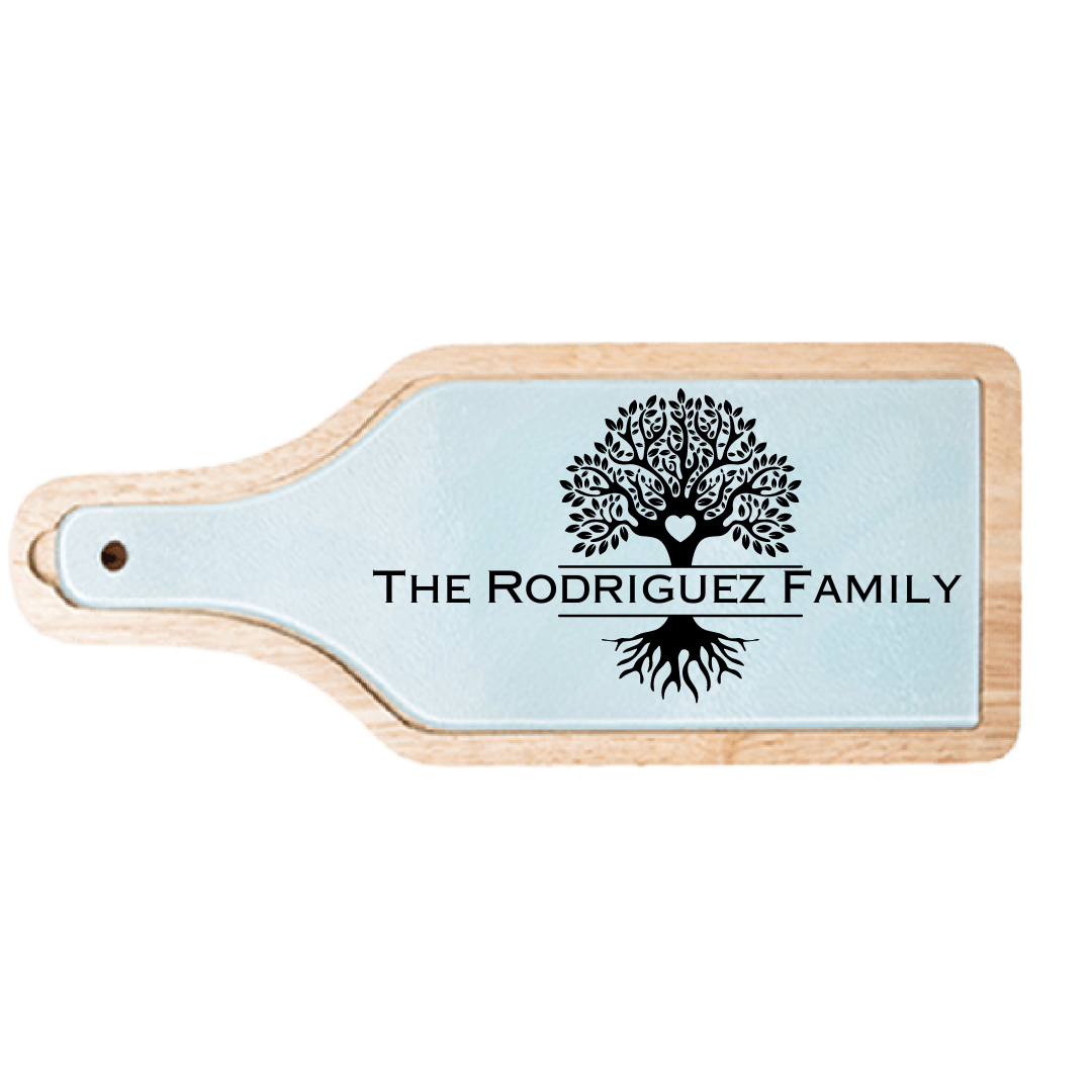 Personalized Wine and Cheese Cutting Board - Family Tree - Stecker Creations