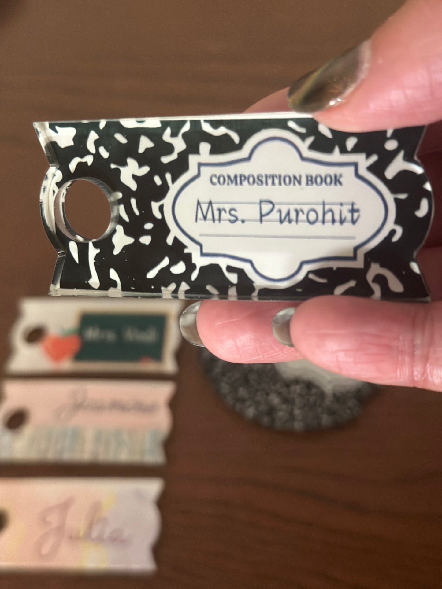 Teacher Gift - Name Plate for Stanley Cup - Stecker Creations