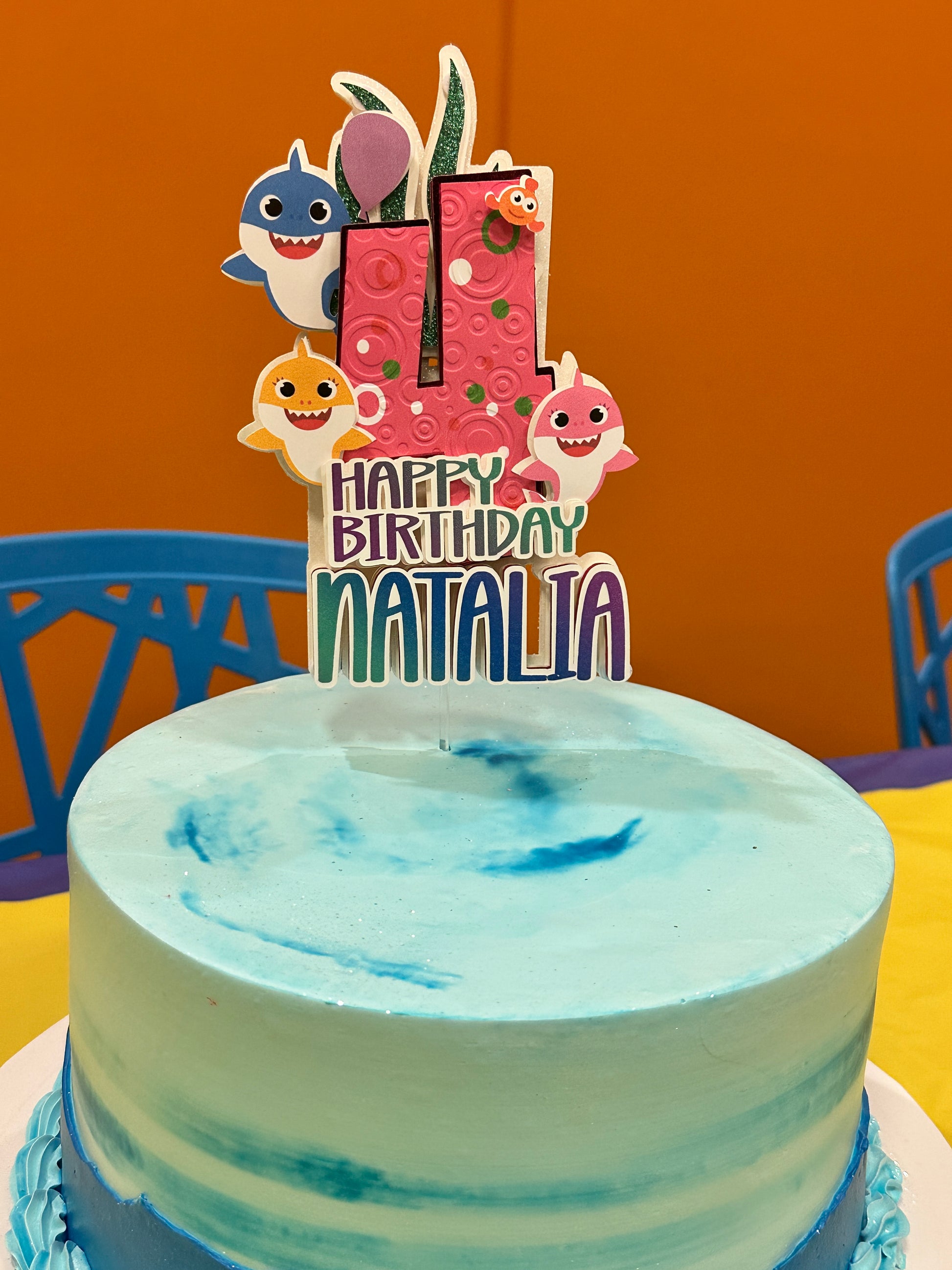 Baby Shark Cake Topper - Stecker Creations